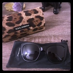 Dolce and Gabbana black sunglasses